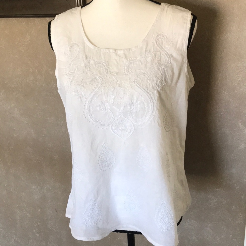 Laffaire Cotton Sleeveless Shirt